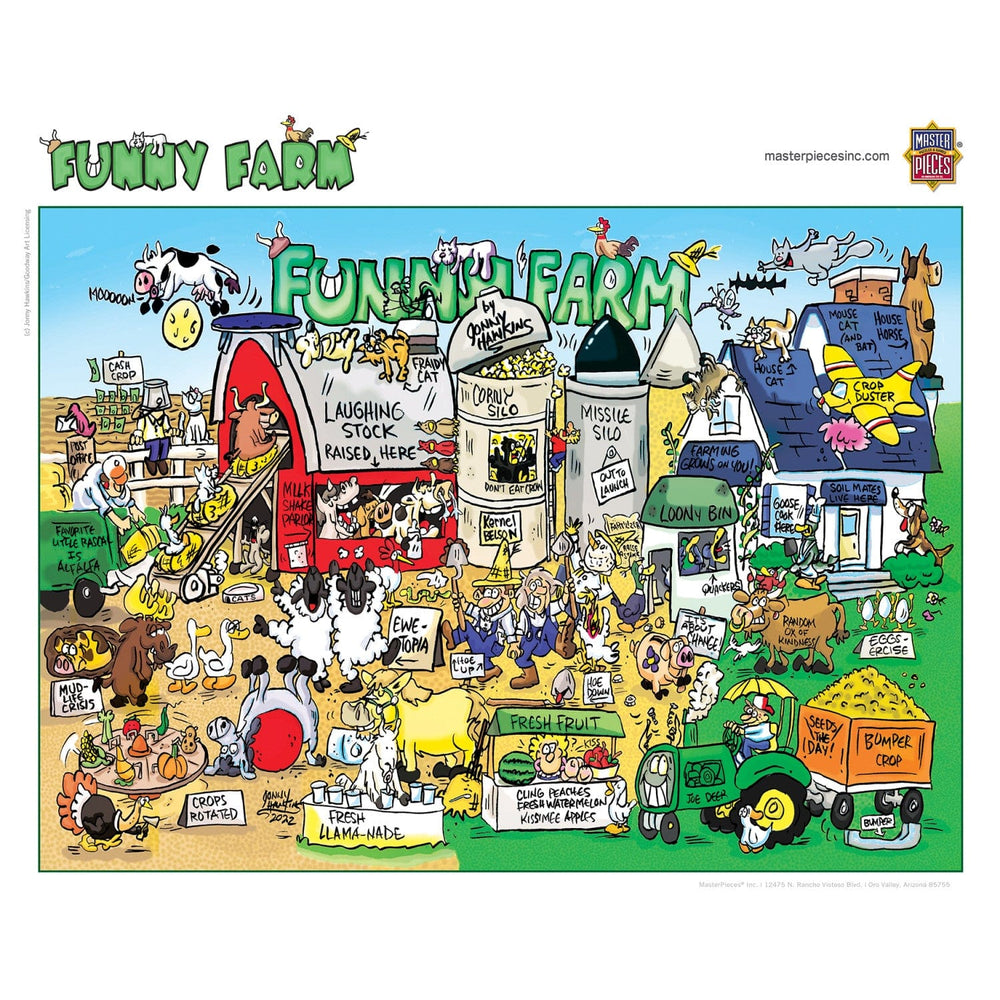 Funny Farm 1000 Piece Jigsaw Puzzle (ONLINE ORDER ONLY)