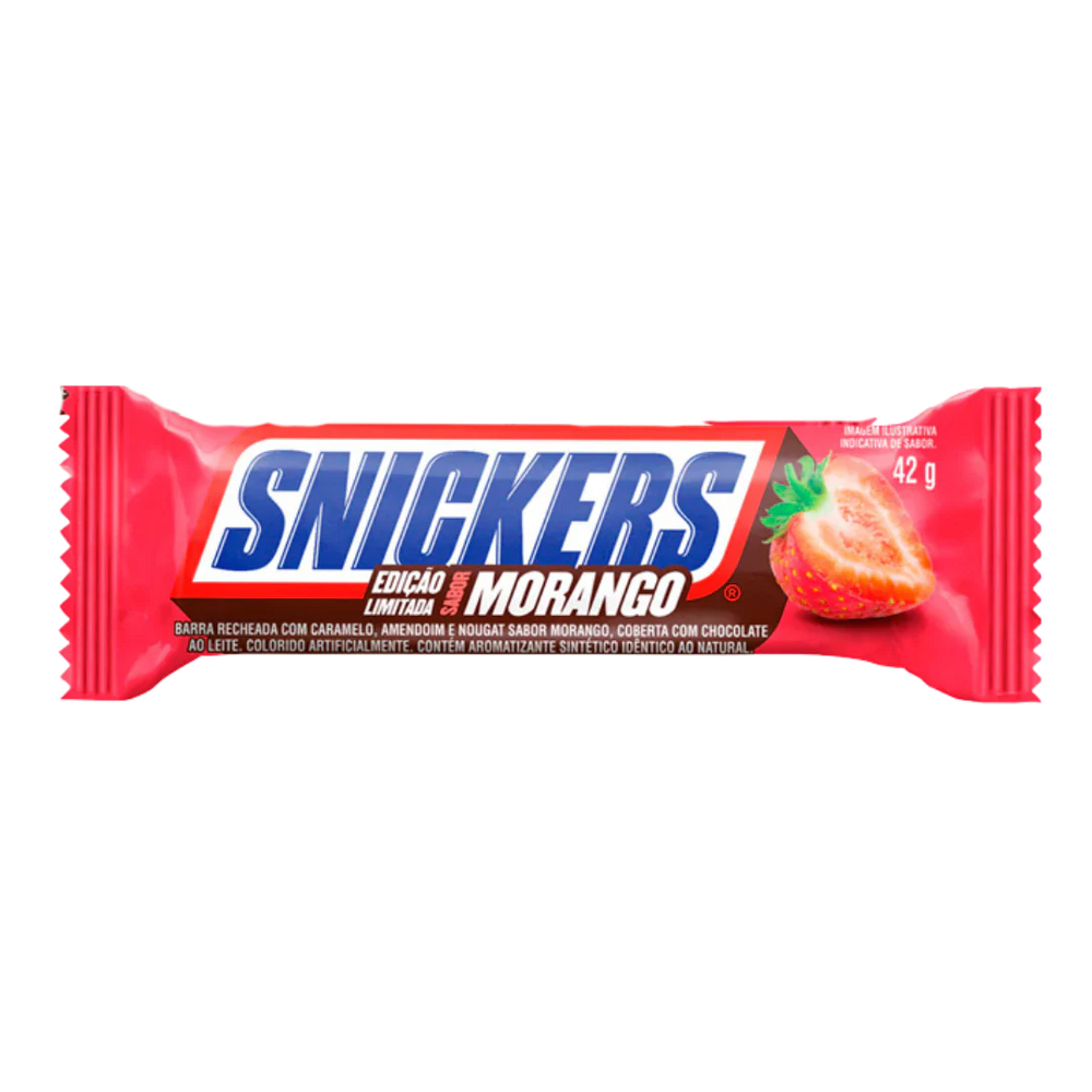 Snickers Morango (42g)(Brazil) (ONLINE ORDER ONLY)