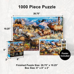 Realtree - The Untamed North 1000 Piece Jigsaw Puzzle