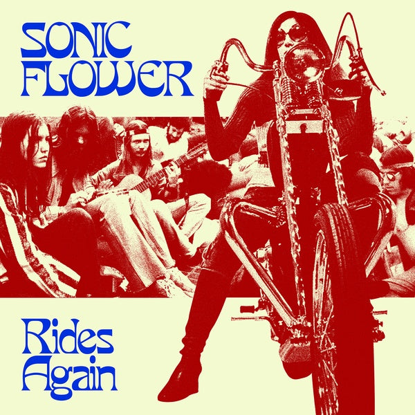 SONIC FLOWER - Rides Again (Transparent Red Vinyl) [Vinyl] (ONLINE ORDER ONLY)