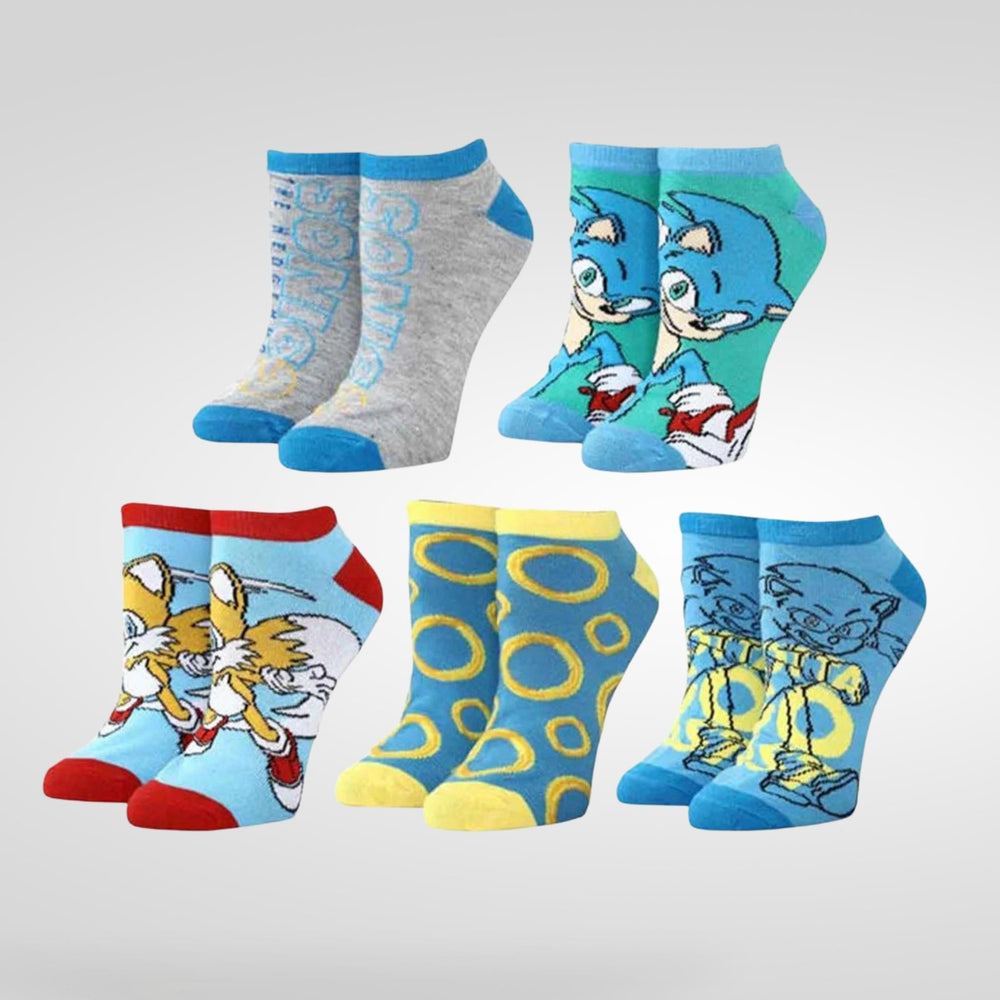 Sonic the Hedgehog Ankle Socks 5 Pack (Online Order Only)