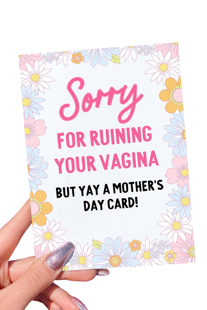 Sorry Funny Mother's Day Card (Online Order Only)