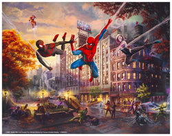 Spider-Man Ultimate Alliance - Marvel Thomas Kinkade Framed Art Print (ONLINE ORDER ONLY)