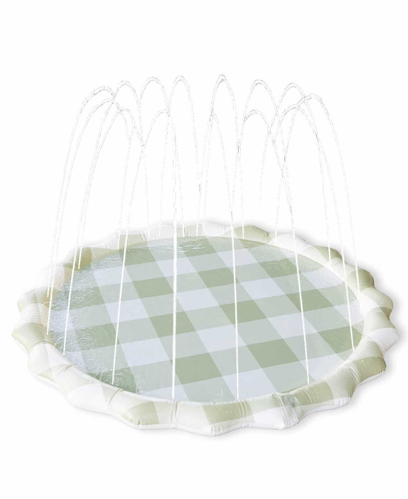 Green Gingham Splash Pad (ONLINE ORDER ONLY)