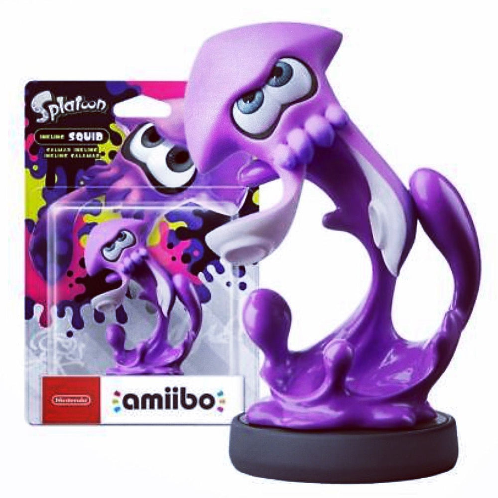 Neon Purple Inkling Squid: Splatoon 2 Amiibo (Nintendo Switch) (ONLINE ORDER ONLY)