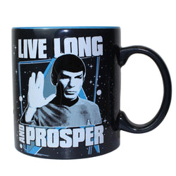 Star Trek Spock "Live Long and Prosper" 20oz Mug (ONLINE ORDER ONLY)
