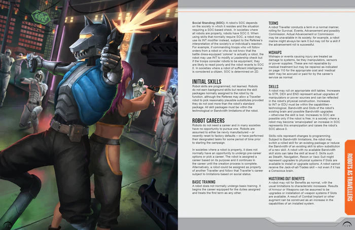 Traveller RPG: Robot Handbook (ONLINE ORDER ONLY)