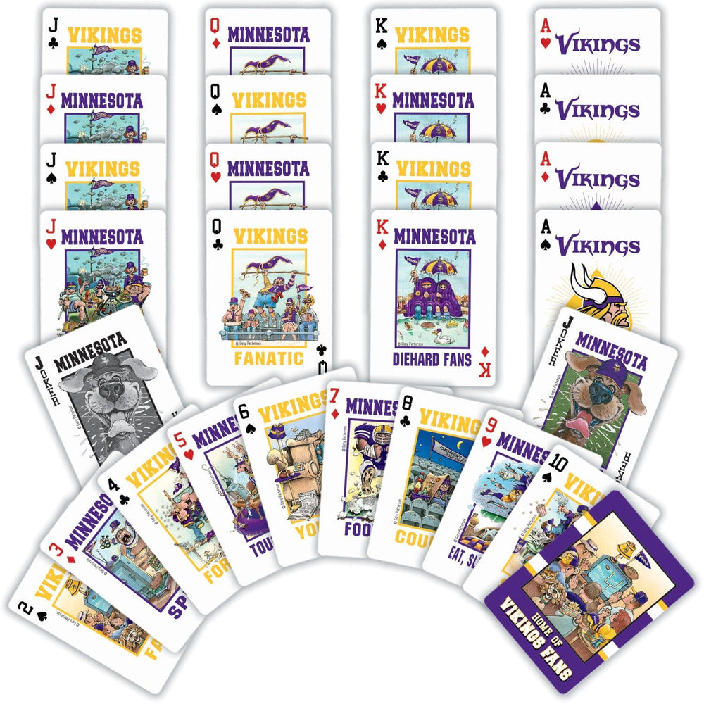 Minnesota Vikings Fan Deck Playing Cards - 54 Card Deck (ONLINE ORDER ONLY)