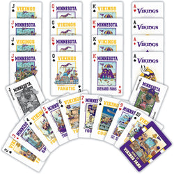 Minnesota Vikings Fan Deck Playing Cards - 54 Card Deck (ONLINE ORDER ONLY)