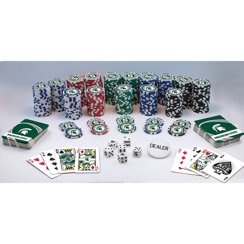 Michigan State Spartans 300 Piece Poker Set (ONLINE ORDER ONLY)