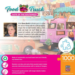 Food Truck Roundup - Taste of the Southwest 1000 Piece Jigsaw Puzzle (ONLINE ORDER ONLY)