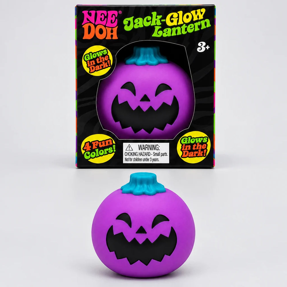 Schylling Nee-Doh 2026 GITD Glow-in-the-Dark Jack Glow Lantern (Purple) (ONLINE ORDER ONLY)