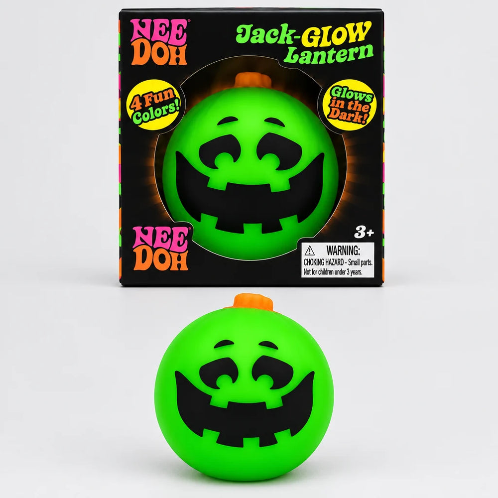 Schylling Nee-Doh 2026 GITD Glow-in-the-Dark Jack Glow Lantern (Green) (ONLINE ORDER ONLY)