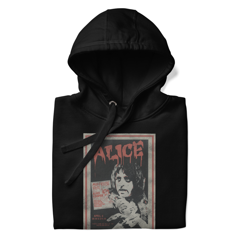 Alice Cooper Madhouse Vintage Hoodie [] (ONLINE ORDER ONLY)