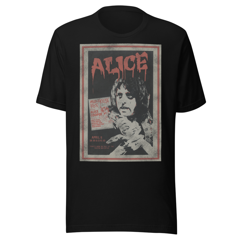 Alice Cooper Madhouse Vintage T-Shirt [] (ONLINE ORDER ONLY)