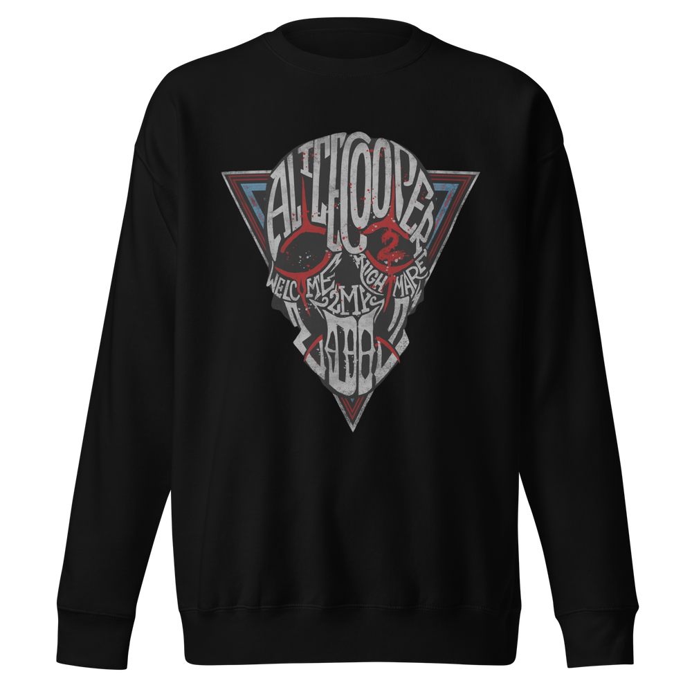 Alice Cooper Welcome 2 My Jumbo Print Sweatshirt [] (ONLINE ORDER ONLY)