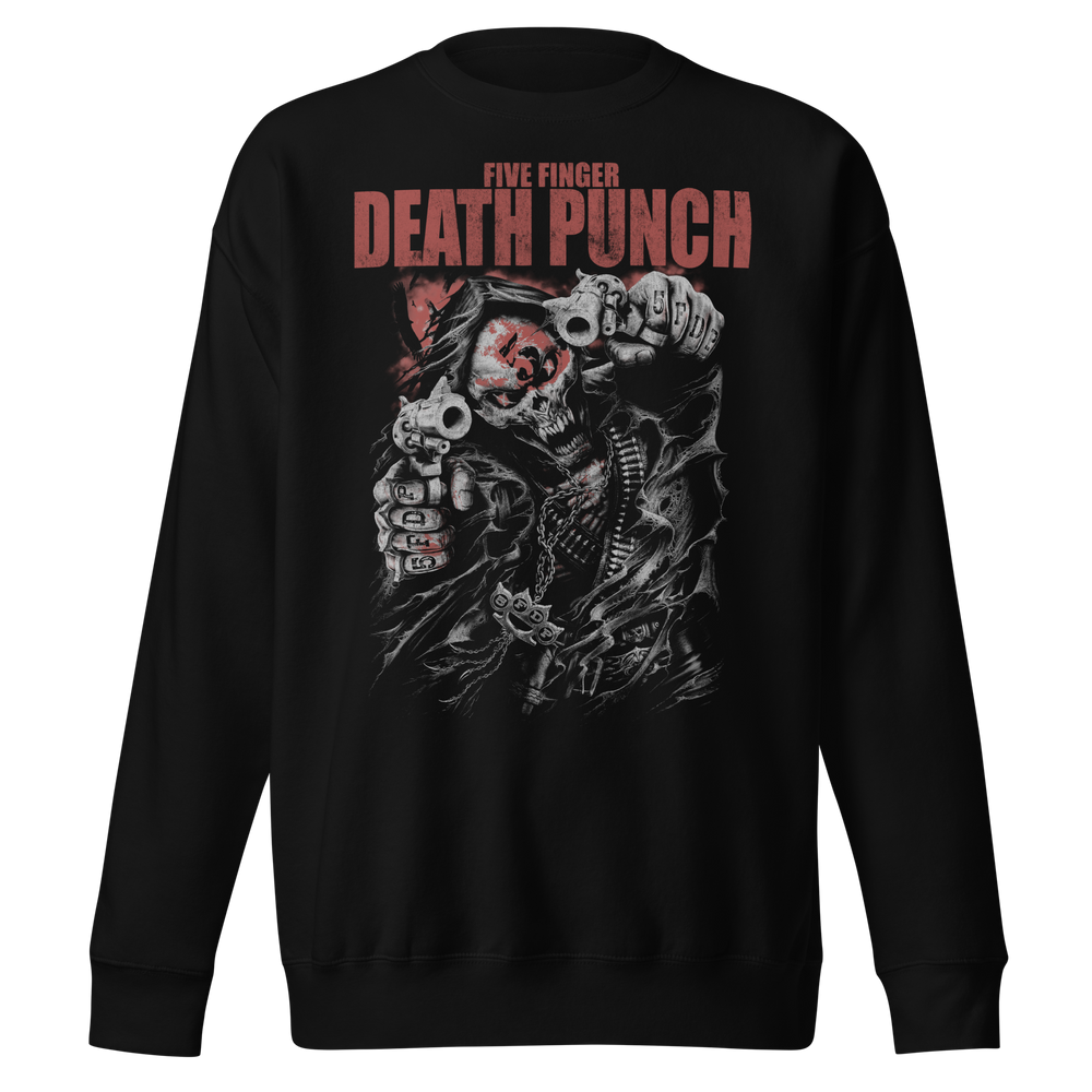 Five Finger Death Punch - Both Barrels Jumbo Print Sweatshirt [] (ONLINE ORDER ONLY)