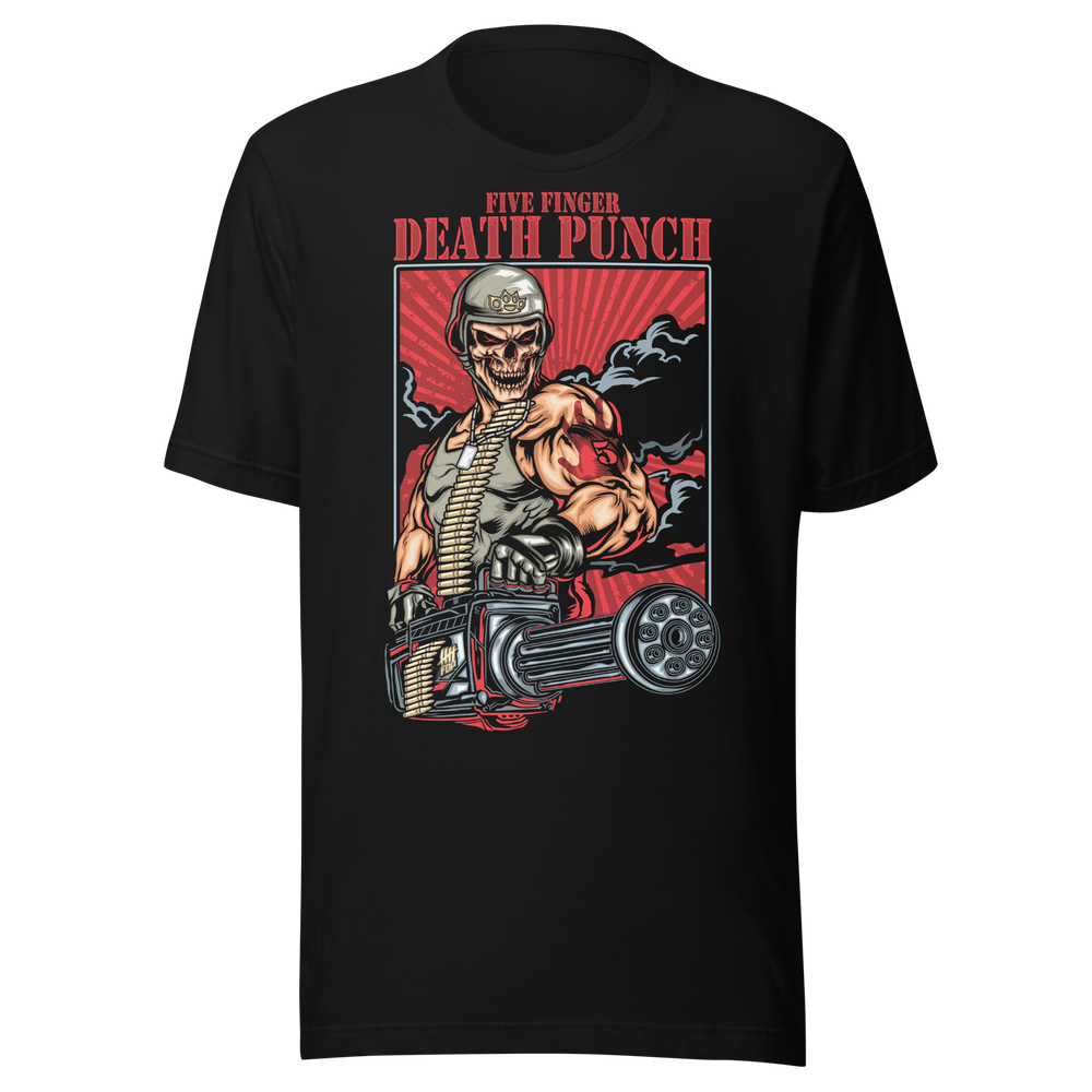 Five Finger Death Punch Gatling T-Shirt [] (ONLINE ORDER ONLY)