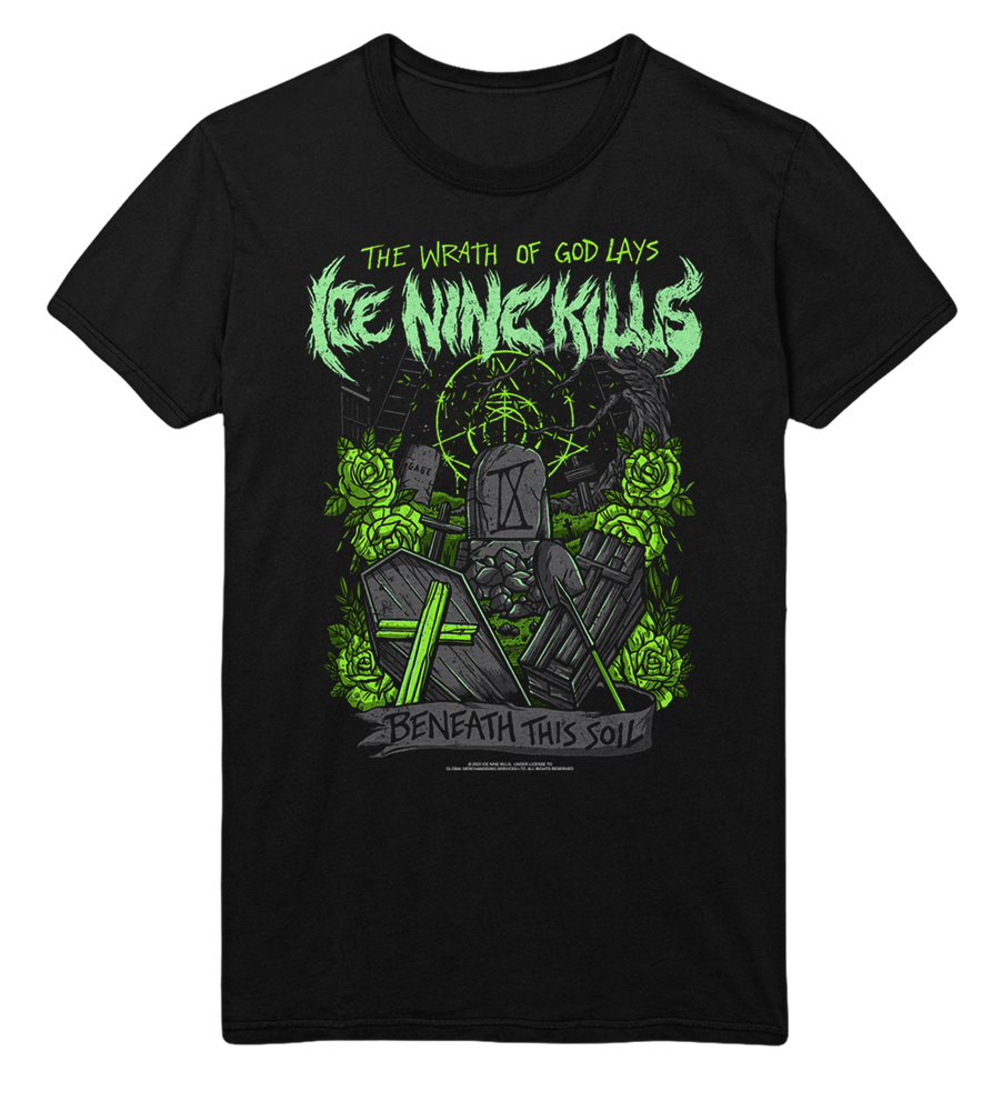 Ice Nine Kills Green Wrath Jumbo Print T-Shirt [] (ONLINE ORDER ONLY)