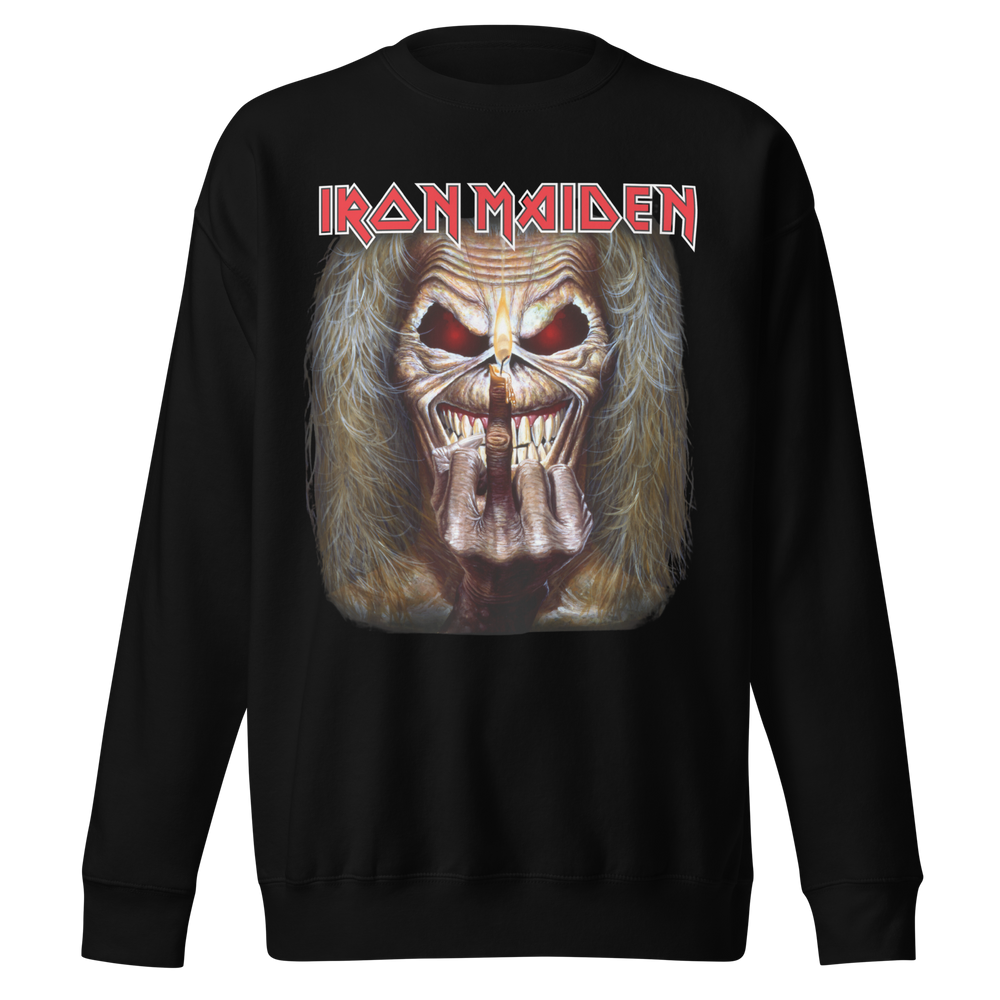 Iron Maiden Candle Finger Jumbo Print Sweatshirt [] (ONLINE ORDER ONLY)