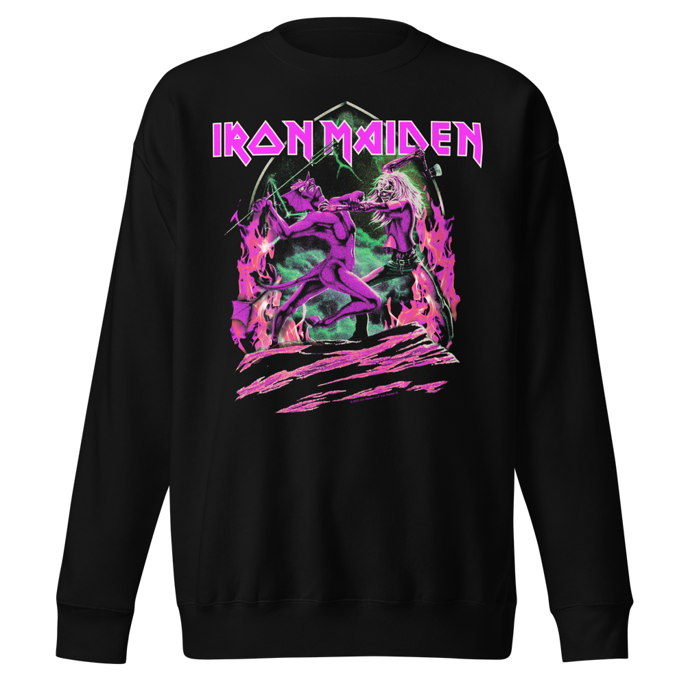 Iron Maiden Devil's Fight Jumbo Print Sweatshirt [] (ONLINE ORDER ONLY)