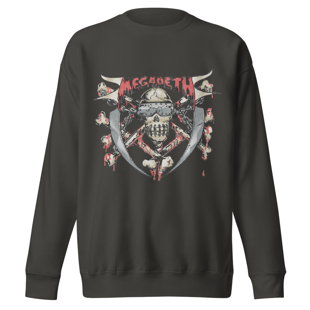 MegaDeth - Hand Painted Vic Jumbo Print Sweatshirt [] (ONLINE ORDER ONLY)