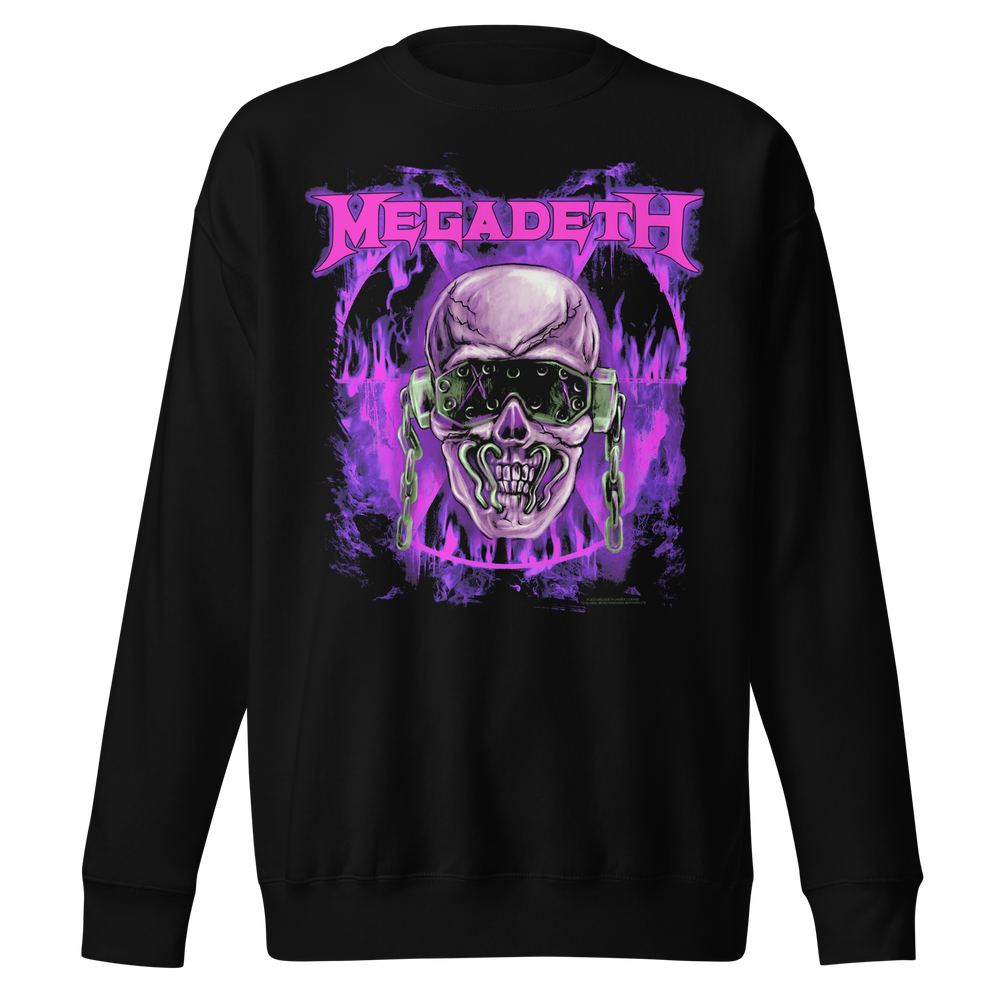 Megadeth Purple Nuclear Jumbo Print Sweatshirt [] (ONLINE ORDER ONLY)
