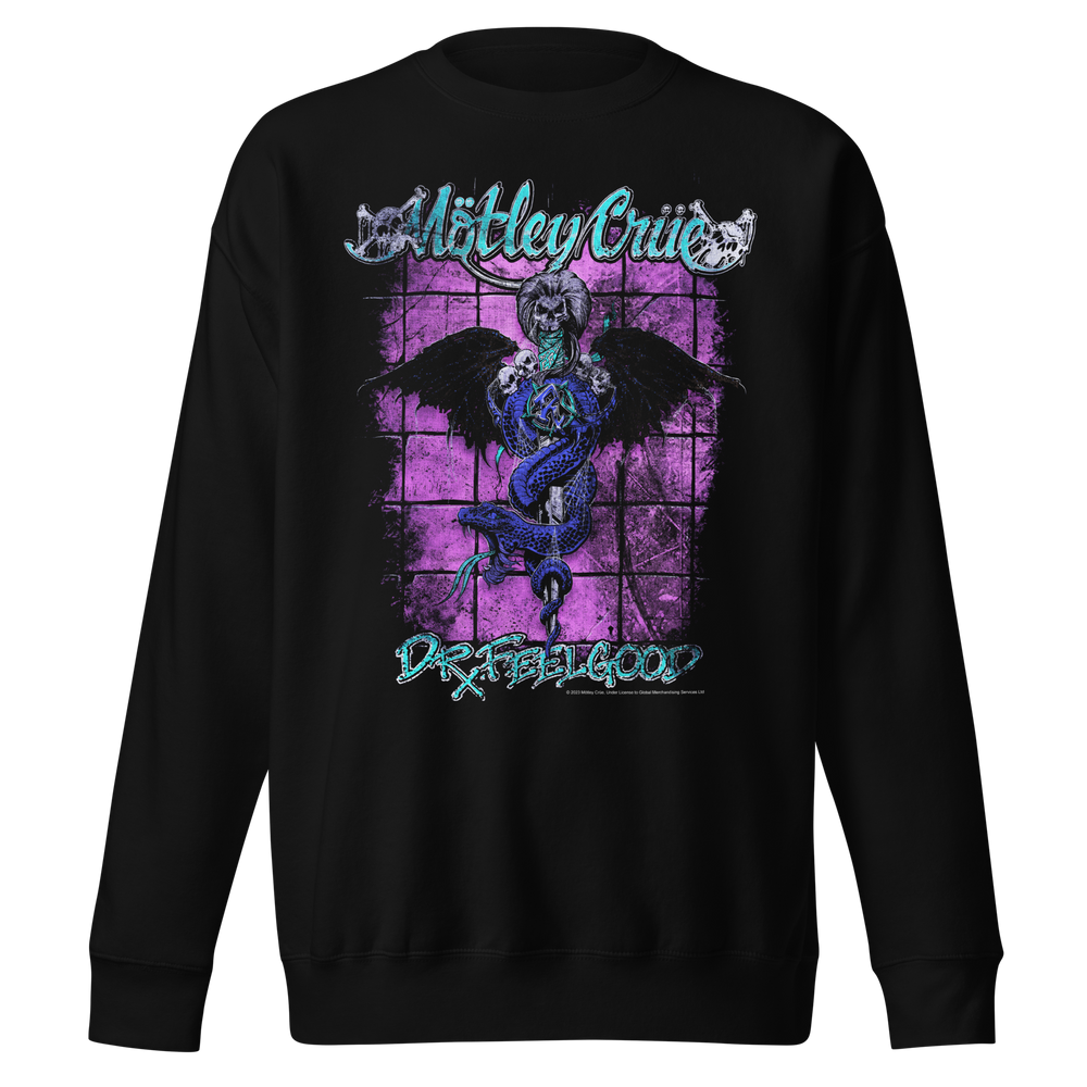 Motley Crue Pop Dr. Feelgood Jumbo Print Sweatshirt [] (ONLINE ORDER ONLY)