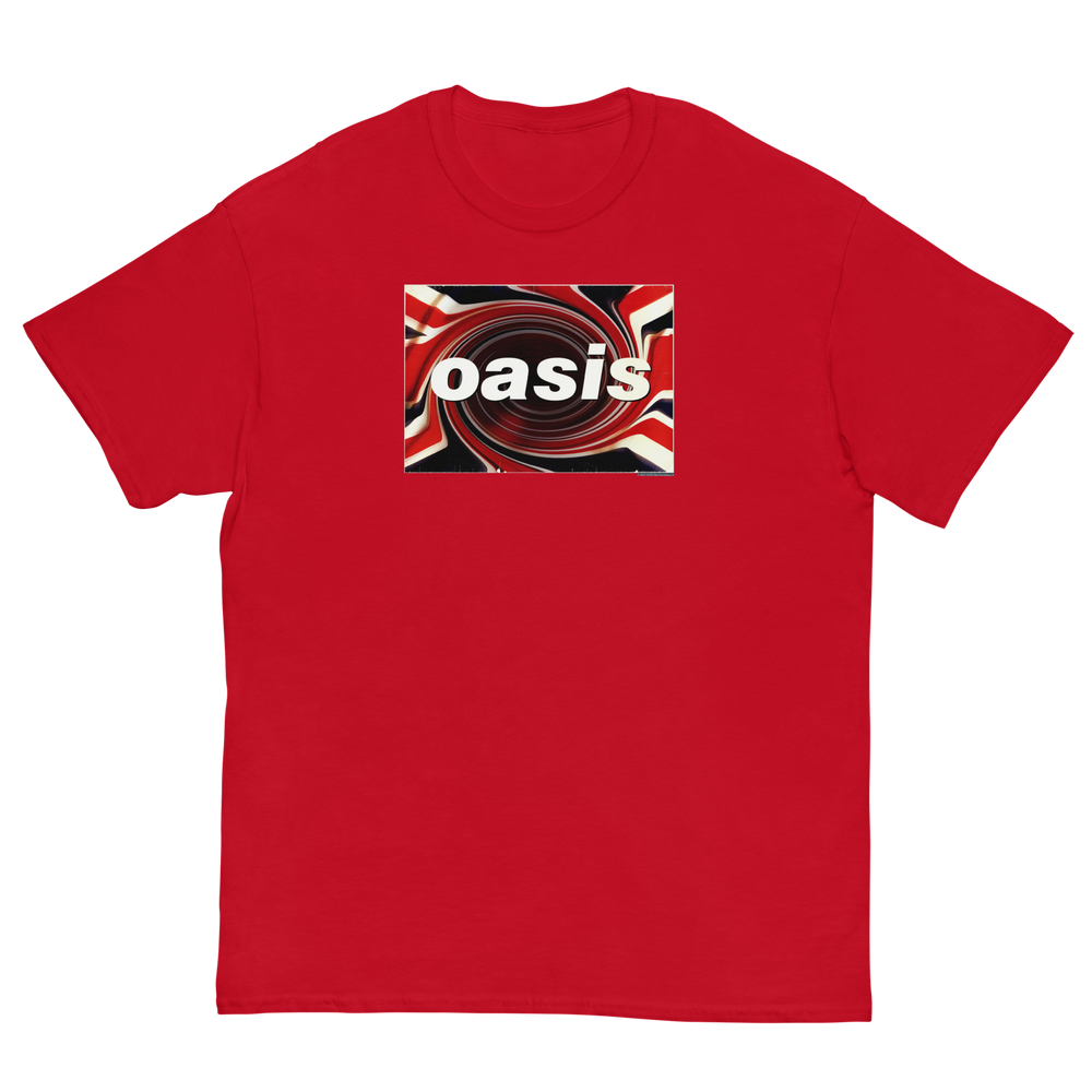 Oasis Union Jack Jumbo Print T-Shirt [Apparel] (ONLINE ORDER ONLY)