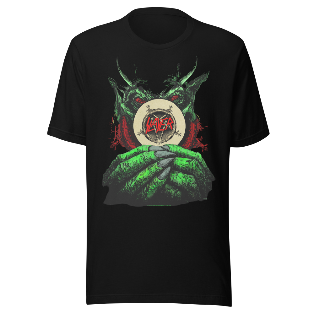 Slayer Demon Hands Vintage Jumbo Print T-Shirt [] (ONLINE ORDER ONLY)