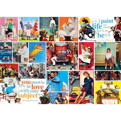 Saturday Evening Post - Rockwell Quotes 1000 Piece Jigsaw Puzzle