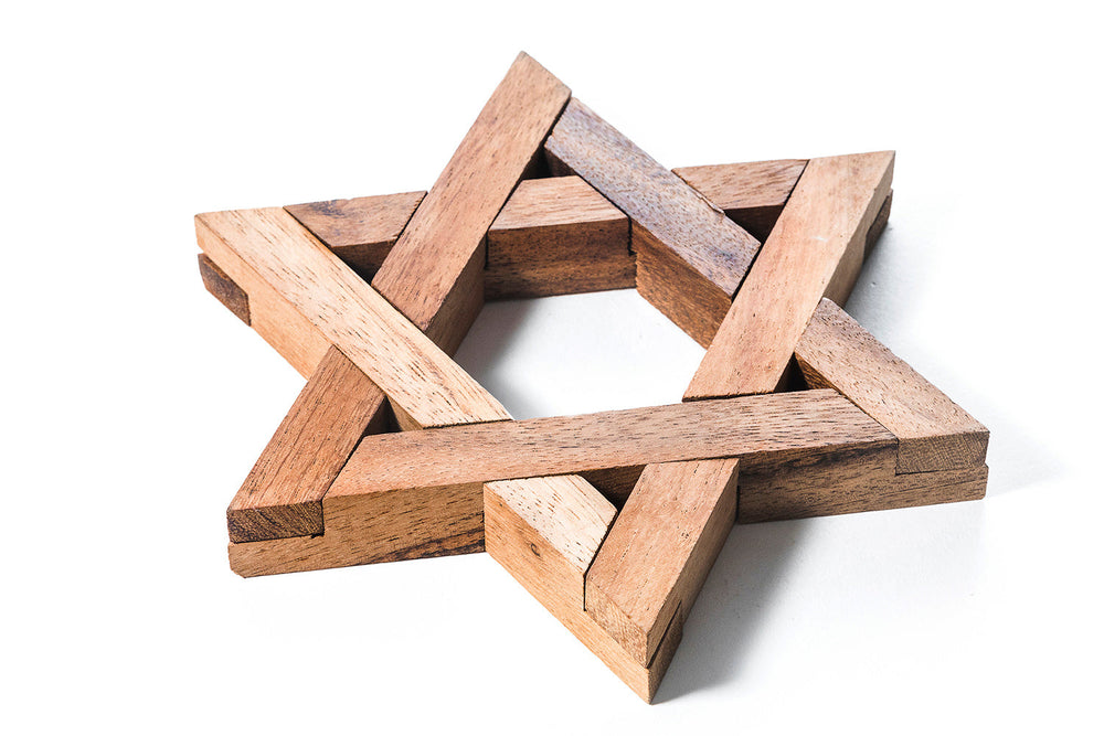 Star of David Wooden Interlocking Puzzle (Online Order Only)
