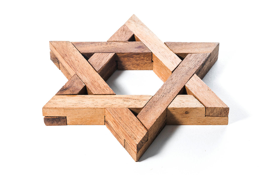 Star of David Wooden Interlocking Puzzle (Online Order Only)