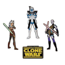 Star Wars: The Clone Wars Enamel Pin Set - Entertainment Earth Exclusive (Online Order Only)