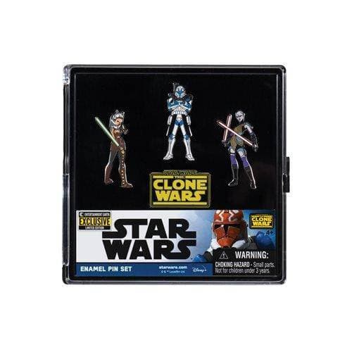 Star Wars: The Clone Wars Enamel Pin Set - Entertainment Earth Exclusive (Online Order Only)