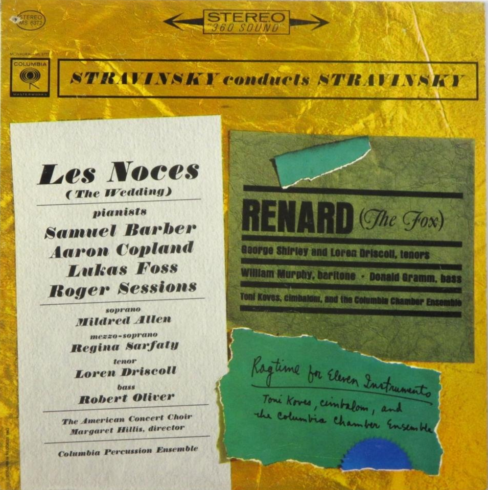 Stravinsky Conducts Stravinsky (Les Noces / Renard / Ragtime For Eleven Instruments) [Vinyl] (ONLINE ORDER ONLY)