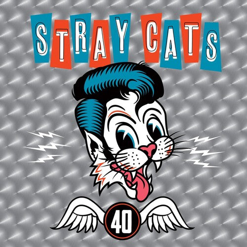 Stray Cats - 40 (Colored Vinyl, White, Reissue) [Vinyl] (ONLINE ORDER ONLY)