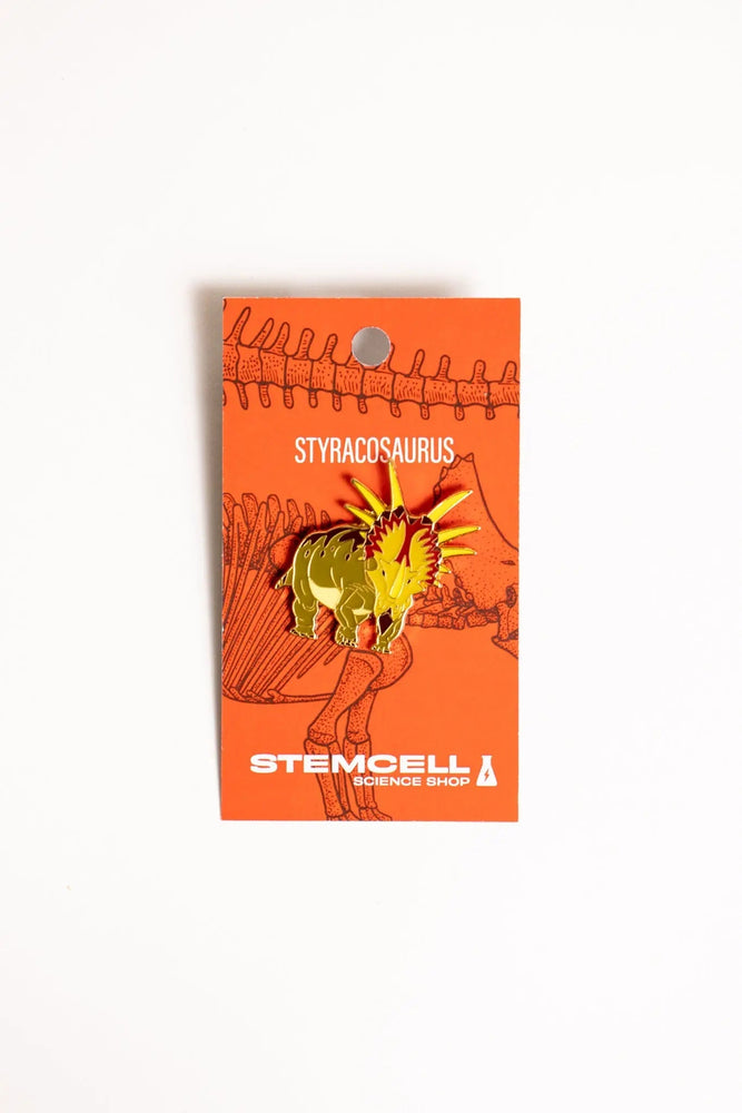 Styracosaurus Enamel Pin (Styracosaurus albertensis) (ONLINE ORDER ONLY)