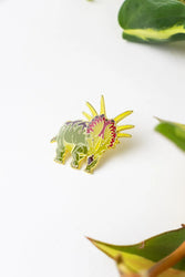 Styracosaurus Enamel Pin (Styracosaurus albertensis) (ONLINE ORDER ONLY)