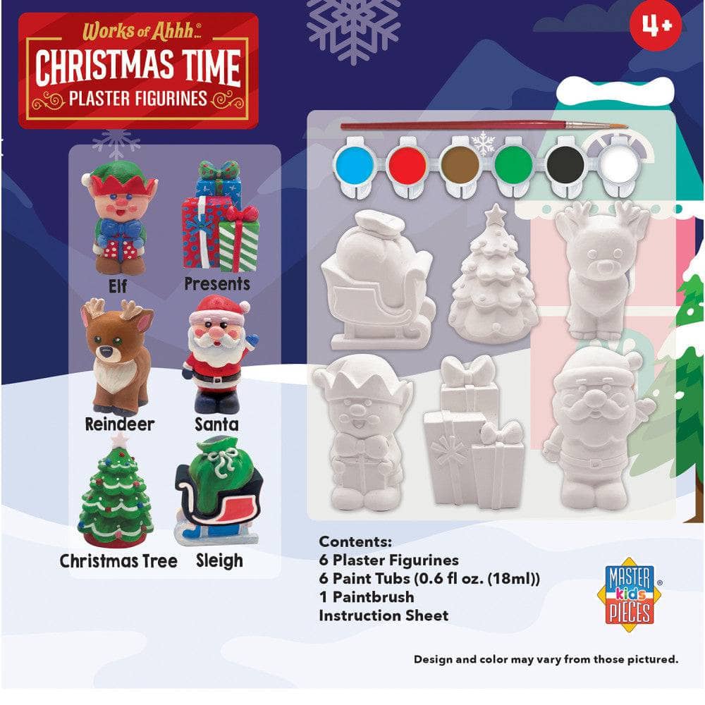 Christmas Time - Plaster Figurine Paint Set (ONLINE ORDER ONLY)