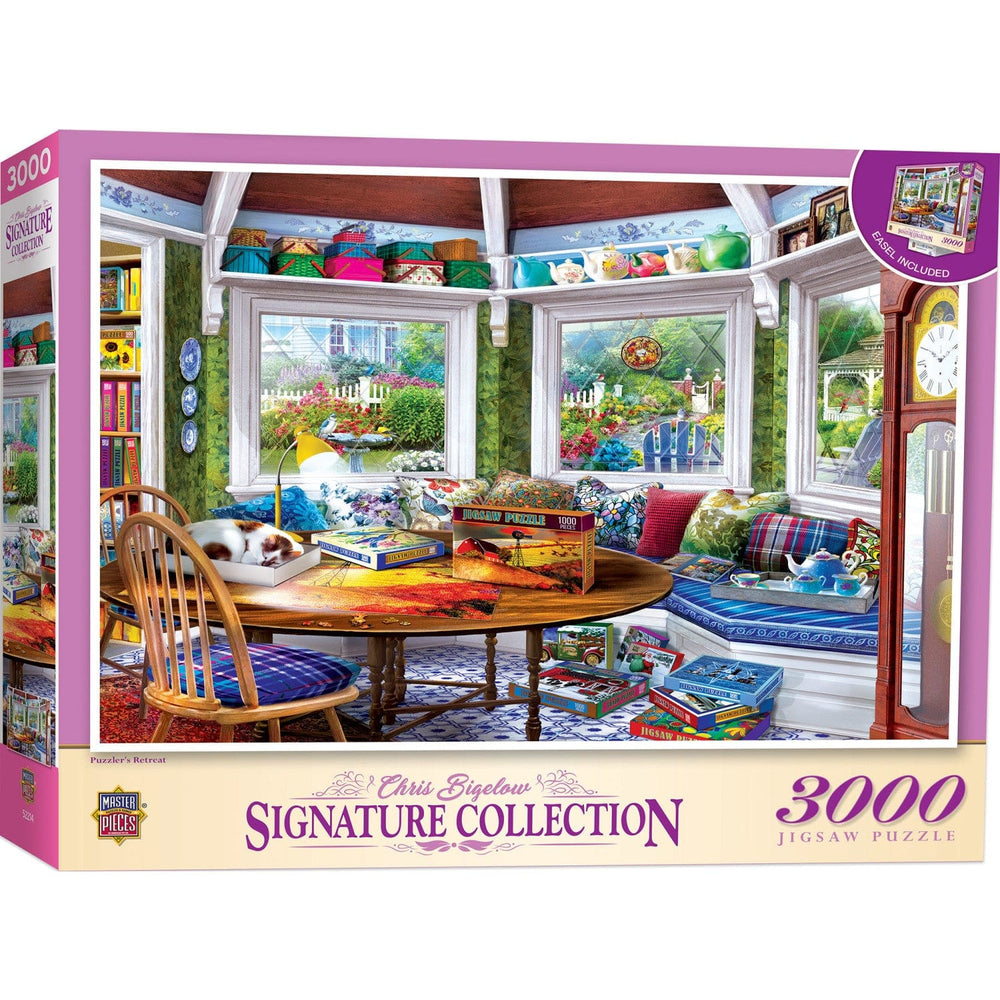 Signature Collection - Puzzler's Retreat 3000 Piece Jigsaw Puzzle - Flawed (ONLINE ORDER ONLY)