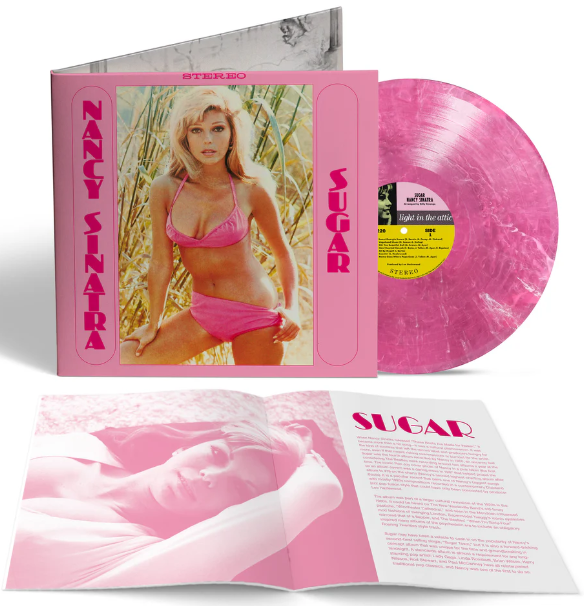 Nancy Sinatra - Sugar ("Let's Fall In Love" Pink & White Swirl) [Vinyl] (ONLINE ORDER ONLY)