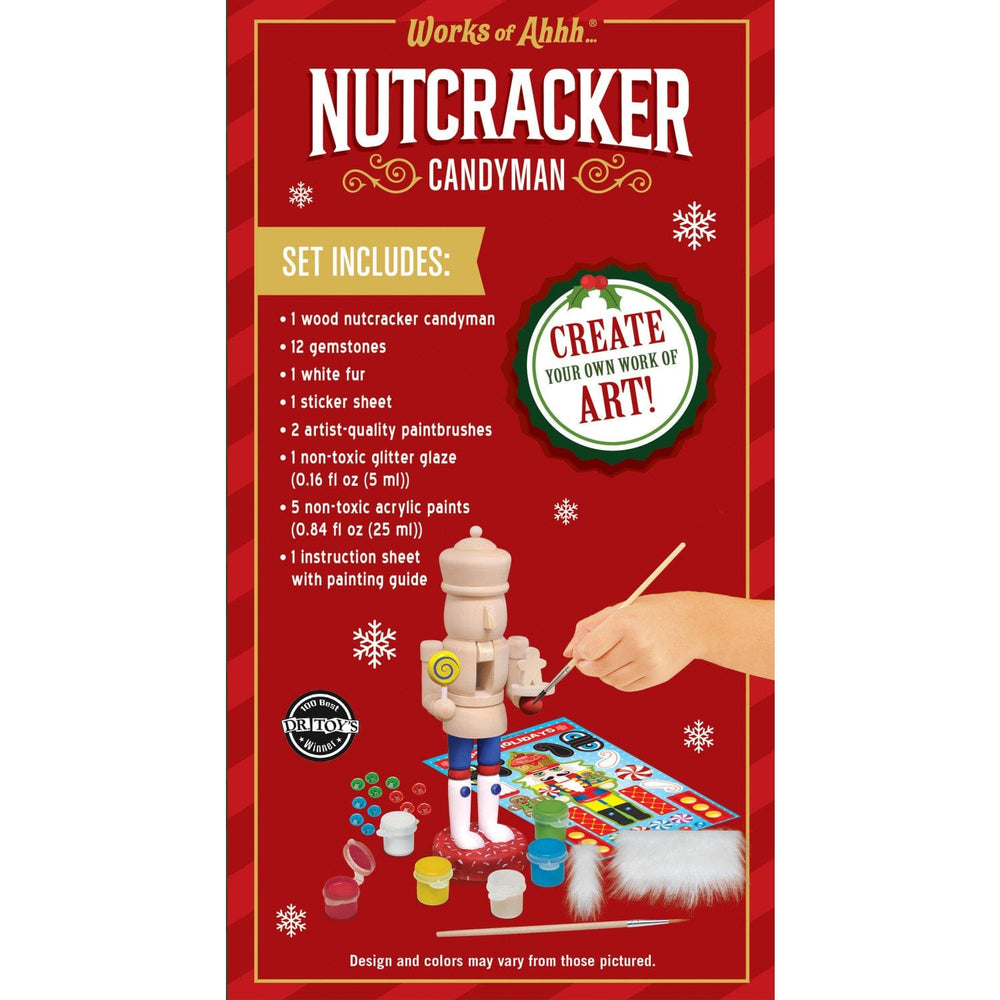 Holiday Craft Kit - Nutcracker Candyman Wood Craft & Paint Kit (ONLINE ORDER ONLY)