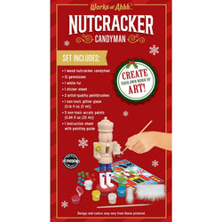 Holiday Craft Kit - Nutcracker Candyman Wood Craft & Paint Kit (ONLINE ORDER ONLY)