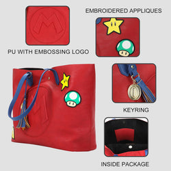 Super Mario Bros Patch Tote Bag (Online Order Only)