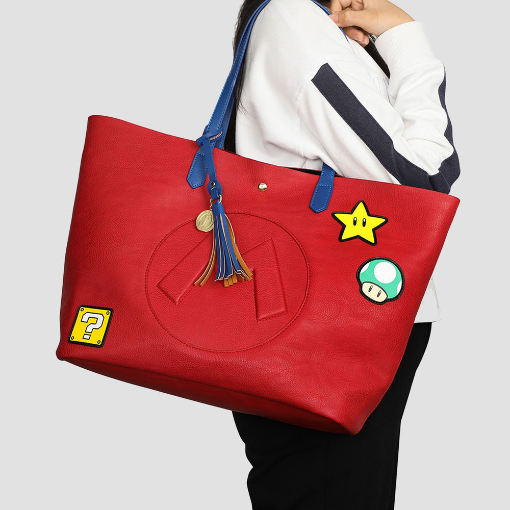 Super Mario Bros Patch Tote Bag (Online Order Only)