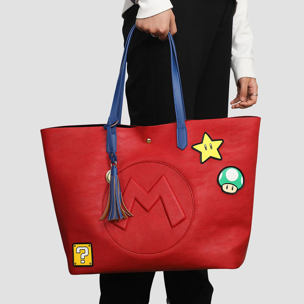 Super Mario Bros Patch Tote Bag (Online Order Only)