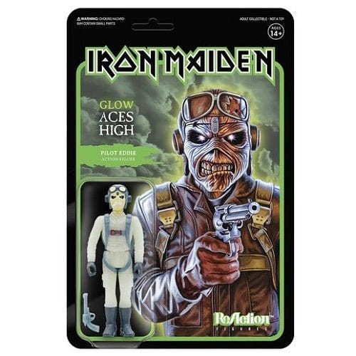 Super7 Iron Maiden Reaction Figure (Glow) (AE Exclusive) - Select Figure(s) (Online Order Only)