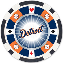 Detroit Tigers 100 Piece Poker Chips (ONLINE ORDER ONLY)