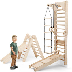 Swedish Ladder Set + Swing Gym 3in1 + Slide Board + Triangle Ladder (ONLINE ORDER ONLY)